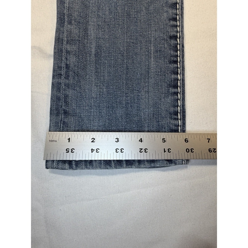 Vigoss‎ Womens Jeans Straight Leg Denim Blue Low Rise 0/25 - Picture 3 of 10